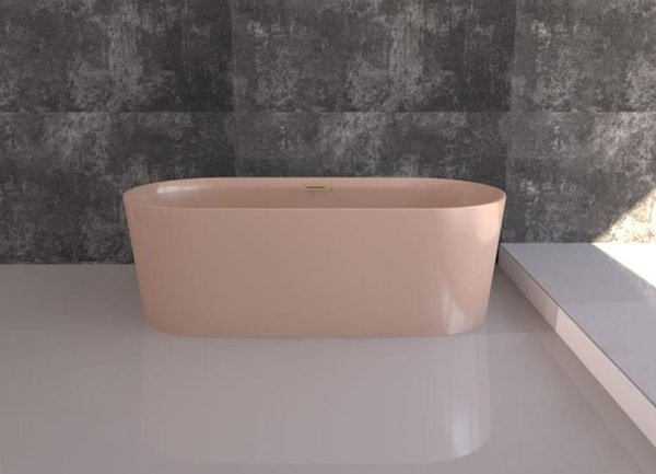Sanacryl Savarona 177X79X60 Düz Küvet Parlak Soft Pink C109SP